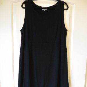 Black Dress - Sleeveless Size 2X Rayon JM Collection Woman